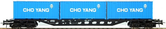 Details about   Roco 46780 flat wagon has bogies db show original title 3 caisses cho yang 