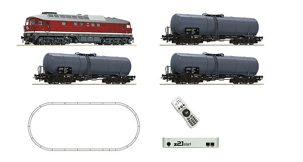 Roco 5110002 - z21 start Digitalset: German Diesel locomotive class 132 with tank wagon train of the DB