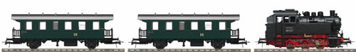 Roco 51142 - Analog Starter Set Steam Locomotive w/ Passenger Train