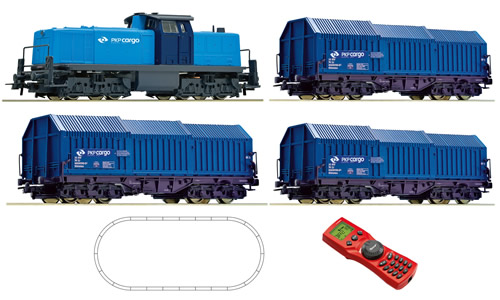 Roco 51274 - Polish Digital Starter Set: Diesel Locomotive BR 294 & freight train of the PKP Cargo