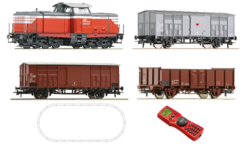 Roco 51280 - Digital Starter Set: Diesel Locomotive K.211 & freight train, Serfer