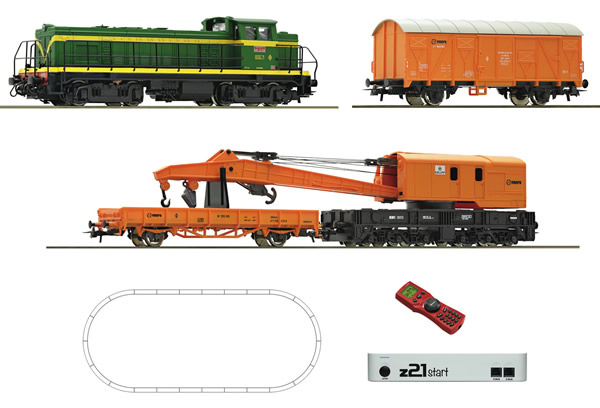 Roco 51305 - Digital z21® start Set: Diesel locomotive D.307 with train of the RENFE