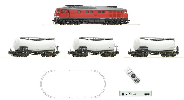 Roco 51340 - z21 start digital set: Diesel locomotive class 232 with tank wagon train, DB AG