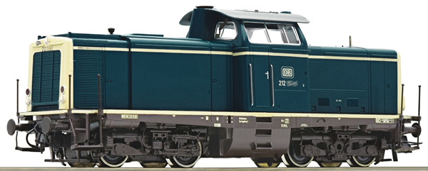Roco 52539 - German Diesel Locomotive Class 212 of the DB (DCC Sound Decoder)