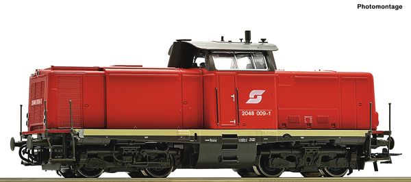 Roco 52561 - Austrian Diesel locomotive class 2048 of the ÖBB (DCC Sound Decoder)