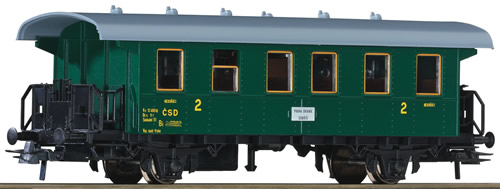 Roco 54335 - Czechoslovakian 2nd Class Passenger Carriage of the CSD