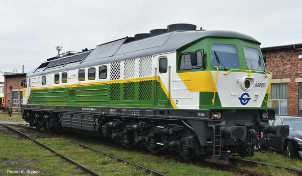Roco 58465 - Hungarian Diesel Locomotive Rh 648 of the Gysev (DCC Sound Decoder)