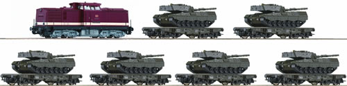 Roco 61418 - Military Train Set w/ Diesel Locomotive