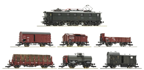 Roco 61492 - German Freight Set w. E 52 of the DRG