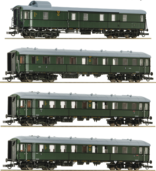 Roco 6200056 - 4 piece set 1: Traditional train “Zwickau”, DR