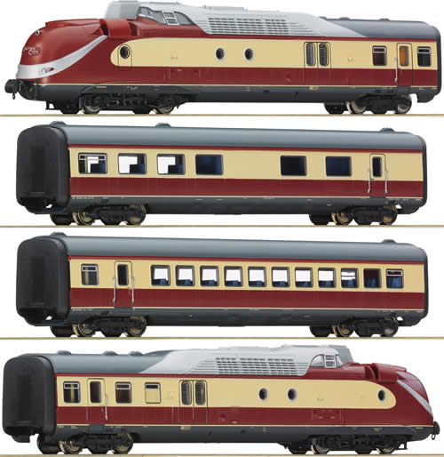 Roco 63105 - 4 Piece Railcar Set BR 602 DB