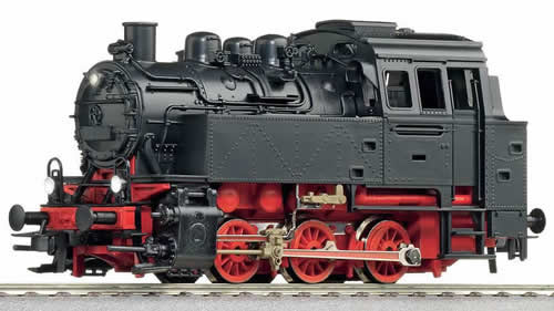 Roco 63289 - Steam Locomotive w. 16 different Railroad Plates