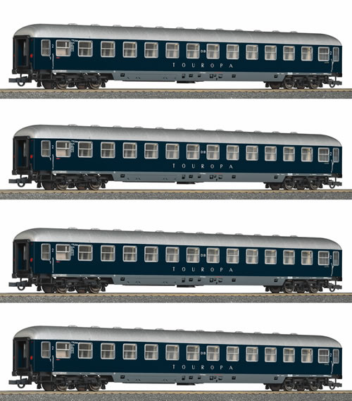 Roco 64053 - 4 Piece Wagon Set Touropa