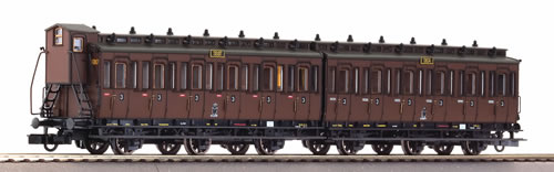 Roco 64066 - Pair of Compartment Wagons 3rd Class
