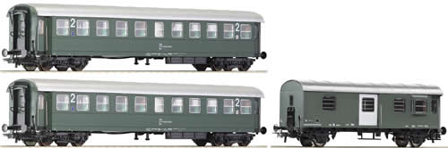 Roco 64079 - Passenger train green, +BB