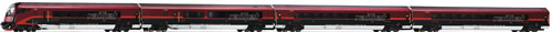 Roco 64124 - Austrian 4-pc. Set Railjet of the ÖBB