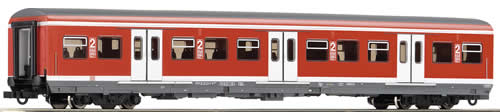 Roco 64269 - Rapid transit wagon 1/2 class, red