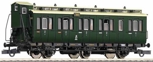 Roco 64281 - 3rd class compartement car with brakemans cab, FS