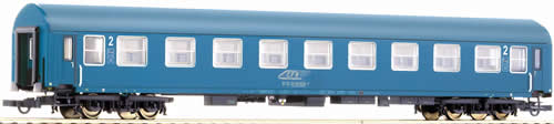 Roco 64846 - Fast train coach 2 class, blue, CFR