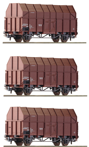 Roco 6600056 - 3-piece set: Sawdust wagons, ÖBB