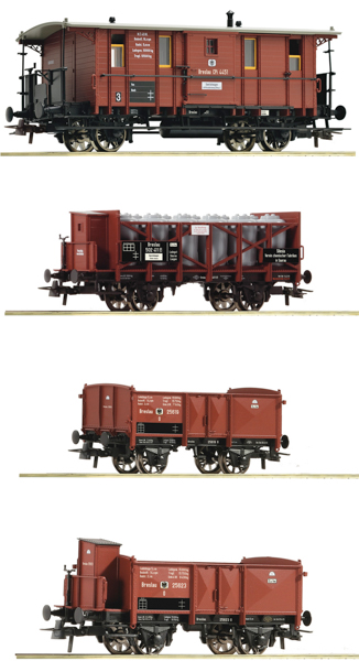 Roco 6600073 - 4 piece set: Goods train, K.P.E.V.
