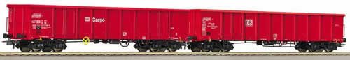 Roco 66009 - Two-piece set of open freight cars