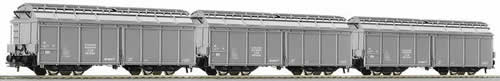 Roco 66058 - 3-unit set of dust coaches type 2, NS