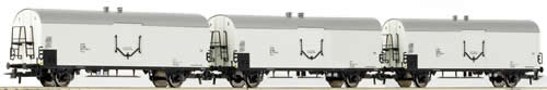 Roco 66114 - 3 Piece Set: Refrigerator Wagons