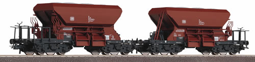 Roco 66148 - 2 Piece Set: Gravel Wagons
