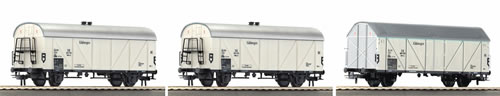 Roco 66152 - 3 Piece Set: Refrigerator Wagons