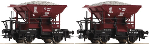 Roco 66157 - 2 Piece Set: Gravel Wagon