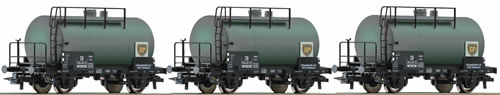 Roco 66162 - 3 Piece Set: Tank Wagons BP