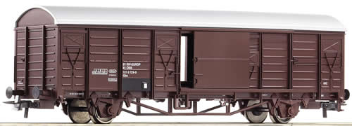 Roco 66215 - Boxcar Gbs, brown, +BB