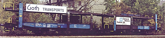 Roco 66272 - Stand-in Deck Coach Carrier „Goth/GM Suisse“, SBB