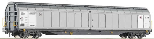 Roco 66438 - Sliding wall wagon 4 axle, NSB