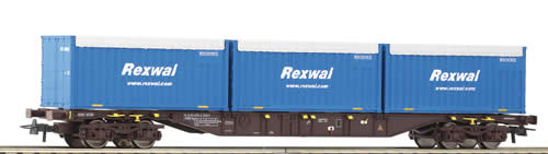 Roco 66619 - Container wagons of the ÖBB Rexwal