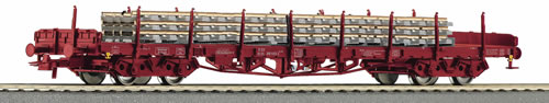 Roco 66721 - Stake Wagon Loaded w/ Real Model Tracks
