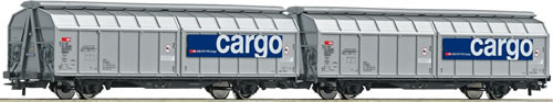 Roco 66736 - Double wagon unit with sliding walls, SBB