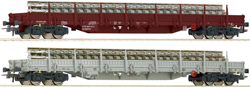 Roco 67024 - 2-piece set stake wagons, SBB