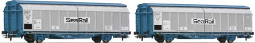 Roco 67032 - Set: sliding wall wagons, Sea Rail