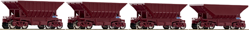 Roco 67054 - 4-piece set: Ore wagons, LKAB