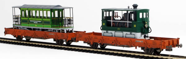 Roco 671341 - Swiss Berner Steam Tram Transport Set