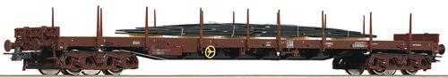 Roco 67282 - Austrian Stake Wagon of the OBB Loaded with Steel Plates