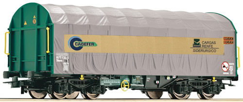 Roco 67314 - Spanish Sliding Tarpaulin Wagon, Cadefer of the RENFE