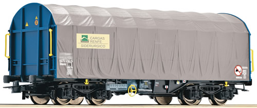 Roco 67315 - Sliding Tarpaulin Wagon Rail Sider – Cargas