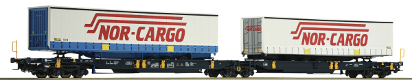 Roco 67389 - Articulated Double Pocket Wagon, RBSAF