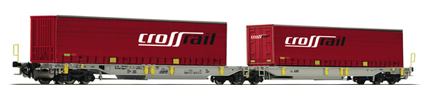 Roco 67402 - Articulated Double Pocket Wagon Crossrail