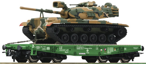 Roco 67465 - Heavy truck DB with battle tanks M 60 A1 of the U.S. Army
