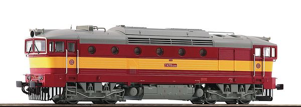 Roco 70024 - Czechoslovakian Diesel locomotive T478 3208 of the CSD (DCC Sound Decoder)