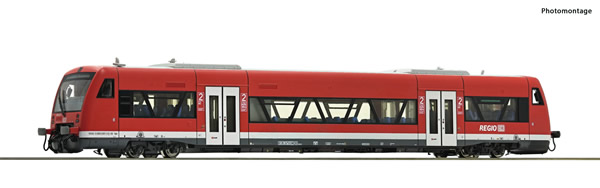 Roco 70181 - German Diesel railcar class 650 of the DB AG (DCC Sound Decoder)